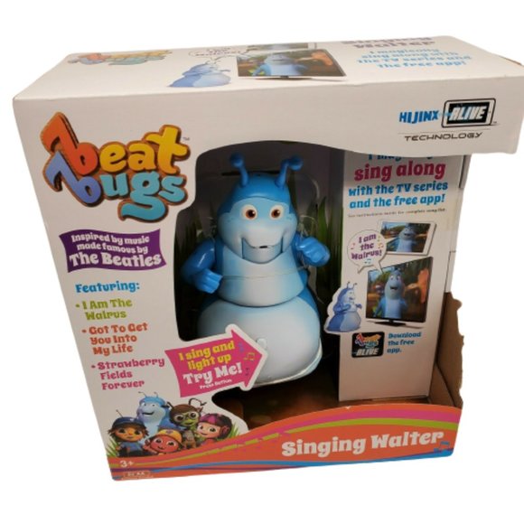 Netflix Beat Bugs Singing Walter Figure Sings with TV Series - Beatles Inspired - Picture 1 of 4